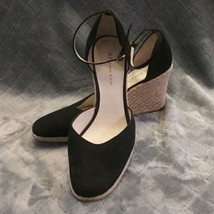 Anne Klein Black Wedges